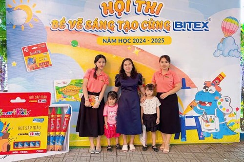 Trường Mầm Non Hoa Phong Lan tham gia cuộc thi vẽ tranh “Bé Vẽ Sáng Tạo Cùng BITEX”