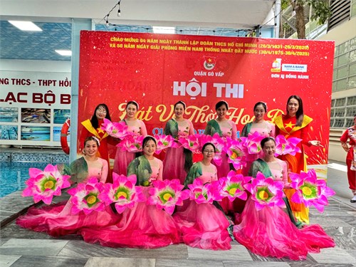 Chi Đoàn Giáo viên Trường Mầm non Hoa Phượng Đỏ tham gia Hội thi  Hát về thời Hoa Đỏ  năm 2025
