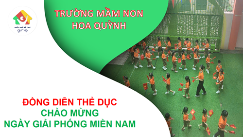Thể dục đồng diễn chào mừng ngày 30-4-2025