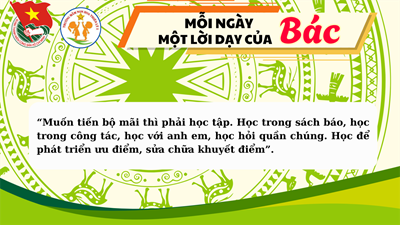 💐 🌸  lời bác dạy ngày 09 tháng 6 💐 🌸