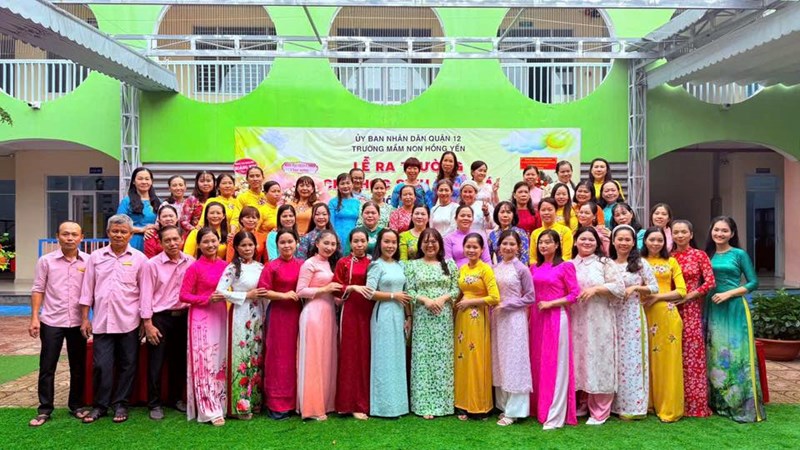 Lễ ra trường và lễ tổng kết năm học của Trường MN Hồng Yến năm học 2024-2025.