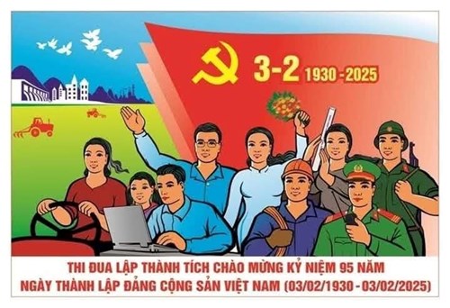 Kỷ niệm 95 năm ngày thành lập đảng cộng sản việt nam (3/2/1930-3/2/2025)