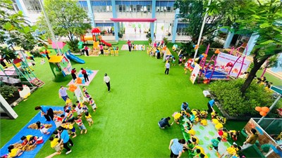 Ngày hội:  Hoạt động trải nghiệm làm quen tiếng anh cho trẻ mẫu giáo