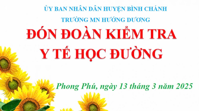 Tiếp đoàn kiểm tra y tế học đường