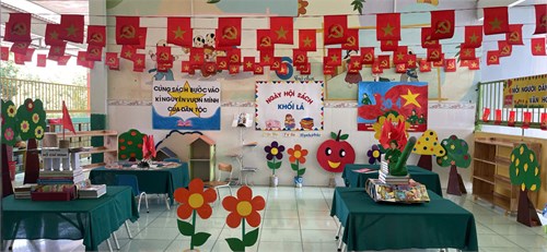 Trường mầm non Hướng Dương tổ chức ngày Hội sách và văn hóa đọc lần thứ Tư- năm 2025