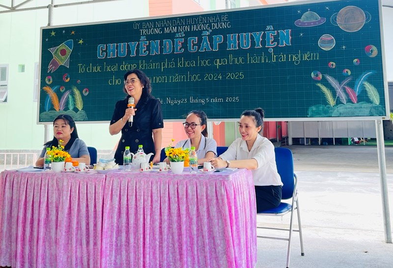 CHUYÊN ĐỀ CẤP HUYỆN: Tổ chức hoạt động khám phá khoa học qua thực hành, trải nghiệm cho trẻ mầm non năm học 2024-2025