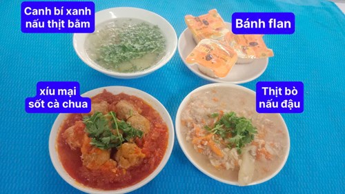 Thực đơn tuần 29: Từ ngày 24/03/2025-28/03/2025