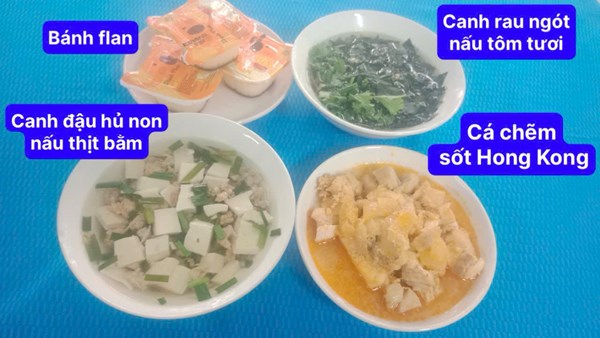Thực đơn tuần 34 từ ngày 28/04/2025-29/04/2025