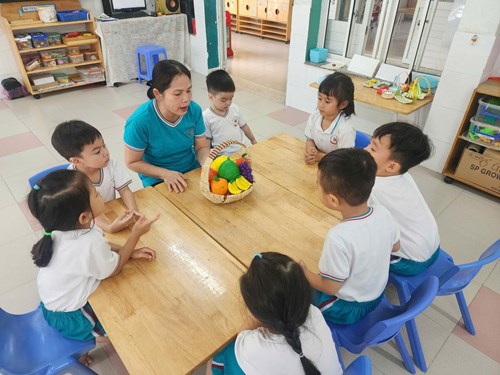 Lĩnh vực phát triển thẩm mỹ Đề tài: Nặn các loại quả Lứa tuổi: 4-5 tuổi