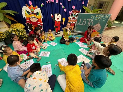 Lễ hội mùa xuân, chào đón năm 2025 cùng các bé trường Mầm non Linh Tây