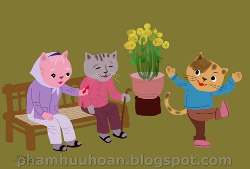 Truyện: ngày tết của mèo khoang