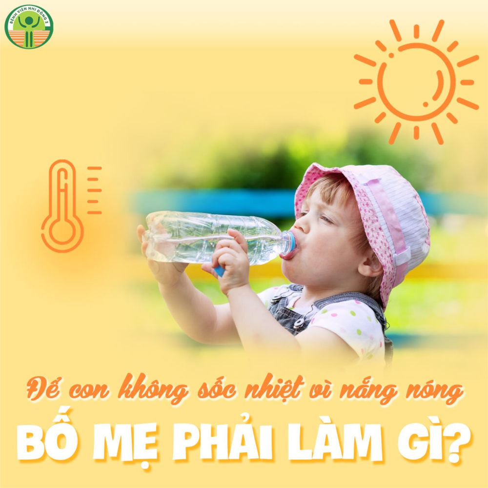 Tuyên truyền cách phòng sốc nhiệt cho trẻ trong mùa hè