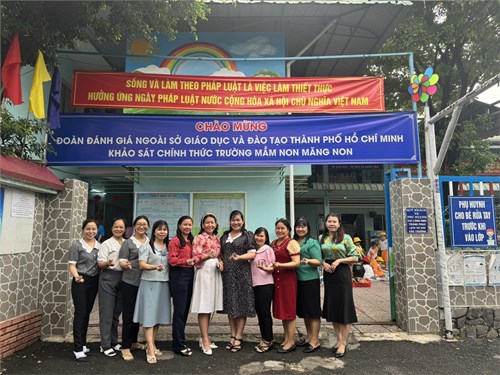 Ngày 12/02/2025 Trường Mầm non Măng Non đón đoàn đánh giá ngoài (KHẢO SÁT SƠ BỘ) VỀ KIỂM ĐỊNH CHẤT LƯỢNG GIÁO DỤC