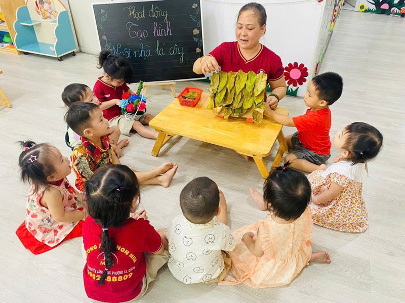 🌈Tiết học  Tạo hình bằng lá cây 