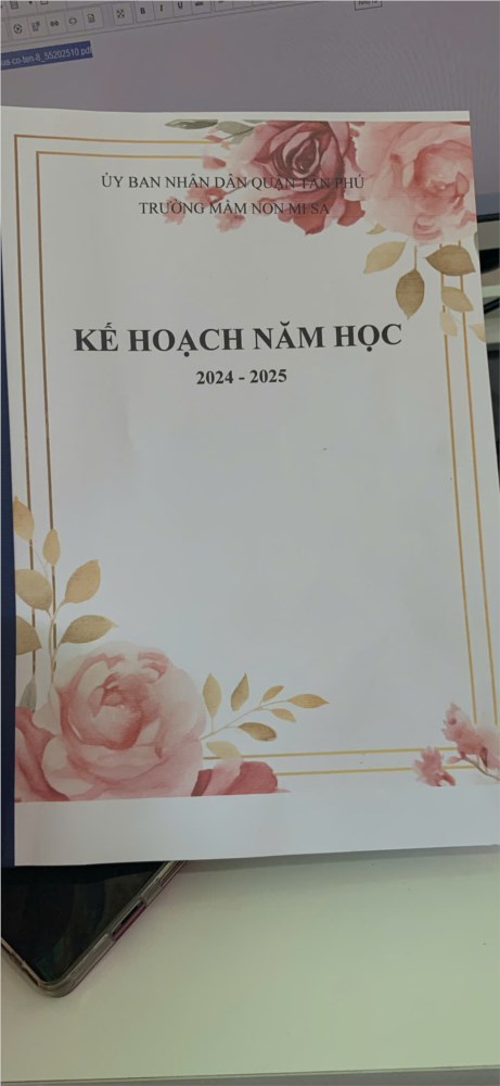 Kế hoạch năm học 2024 -2025