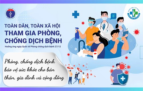 Hưởng ứng Ngày Quốc tế phòng chống dịch bệnh 27/12
