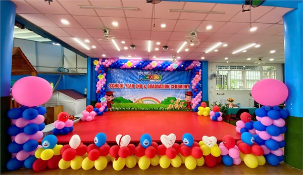 Trường MN Mỹ Cát tổ chức lễ tổng kết và lễ tốt nghiệp cho lớp Lá năm học 2024-2025