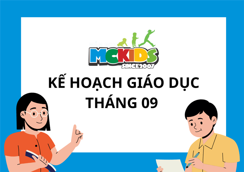 Kế hoạch giáo dục tháng 09/2024