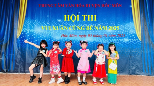 Tham gia Hội thi thời trang  Vui xuân cùng bé năm 2025 