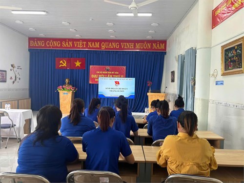 🌸sinh hoạt chi đoàn tháng 01/2025🌸