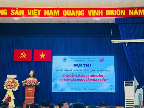 Hội thi Thuyết trình và triểm lãm thành tựu giáo dục