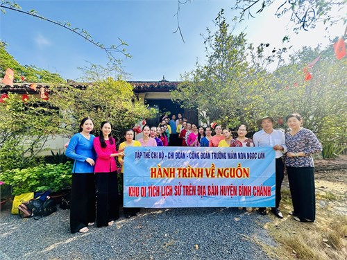 Phối hợp thủ trưởng tổ chức tham quan di tích lịch sử trên địa bàn huyện bình chánh