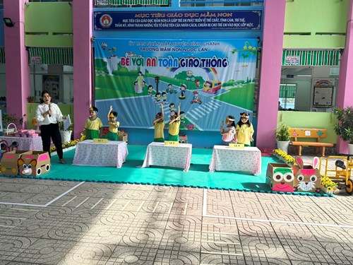 Trường Mầm non Ngọc Lan tổ chức 🚦 HỘI THI “BÉ VỚI AN TOÀN GIAO THÔNG”