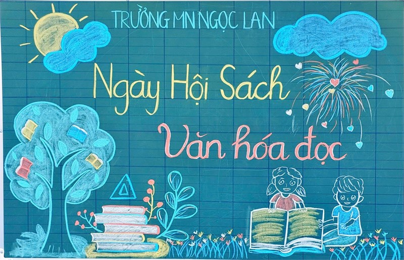 Ngày hội sách và văn hóa đọc tại trường mầm non ngọc lan
