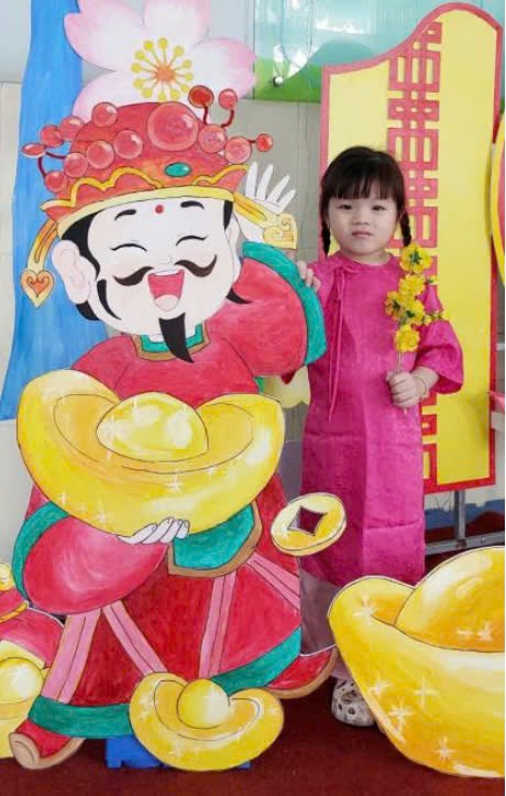 Gương tiểu biểu làm theo 5 điều Bác Hồ dạy tháng 03/2025. Bé Võ An Vy - Lớp Mầm 2