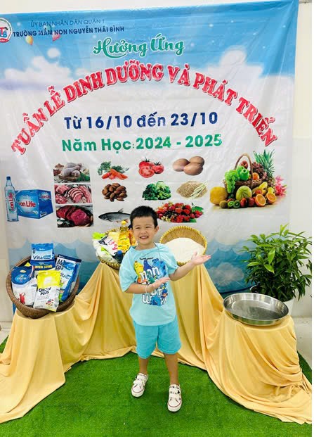 Gương tiểu biểu làm theo 5 điều Bác Hồ dạy tháng 01/2025. Bé Trần Đức Phúc - Lớp Chồi 1