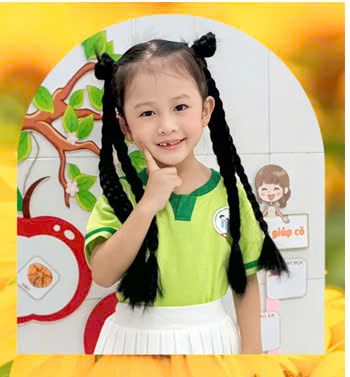 Gương tiểu biểu làm theo 5 điều Bác Hồ dạy tháng 12/2024. Bé Thái Hồ Minh Anh - Lớp Chồi 2