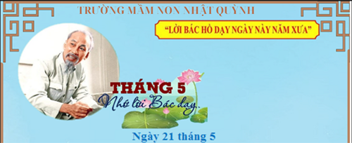 NHỚ LỜI BÁC DẠY Ngày 21/ 5 “ Nhân dân miền Nam anh dũng, quyết không lùi bước trước mũi súng của kẻ xâm lược và lũ bán nước. Đồng bào chúng tôi thà hy sinh hết thảy, nhưng quyết không chịu làm nô lệ”.