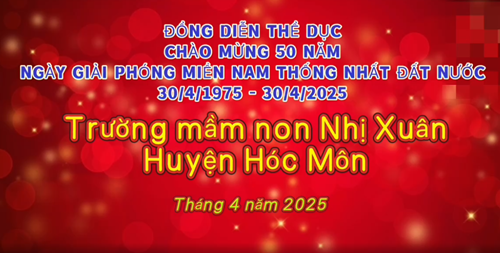 Đồng diễn chào mừng 50 năm Ngày Giải phóng miền Nam thống nhất đất nước (30/4/1975 - 30/4/2025)