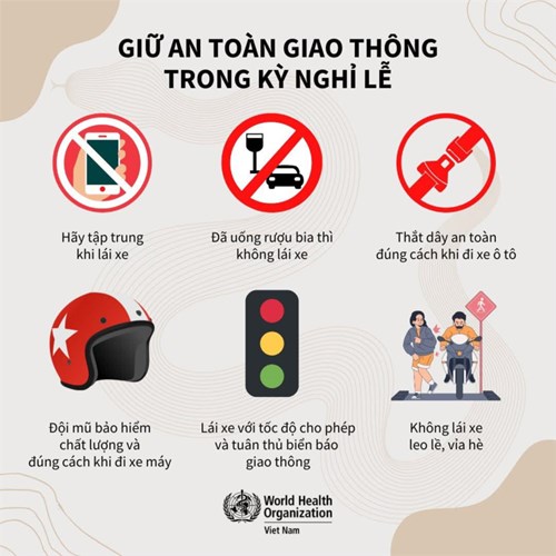 Trường MN Phú Hòa Đông - Giữ an toàn giao thông trong kỳ nghỉ lễ