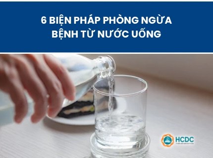 6 biện pháp phòng ngừa bệnh từ nước uống