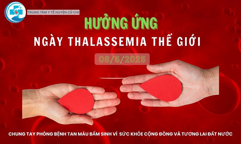 Hưởng ứng Ngày Thalassemia thế giới 08/5/2025
