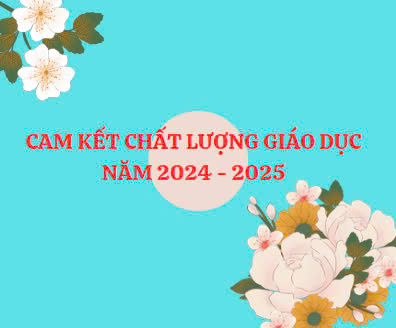 Cam kết chất lượng giáo dục