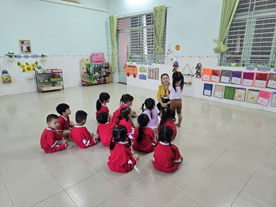 Hoạt động phát triển thẩm mỹ
Đề tài: Dạy hát  Nắng sớm 
Giáo viên: Trần Ánh Nguyệt
Lứa tuổi : 3-4 tuổi.