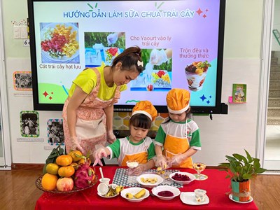 thực hiện Chuyên đề  Bé tập làm nội trợ  -- Lớp MG 5-6 tuổi (1)
