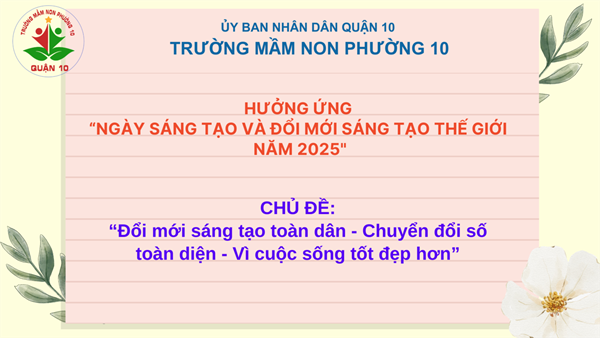 Hưởng ứng “Ngày sáng tạo và đổi mới sáng tạo thế giới năm 2025 