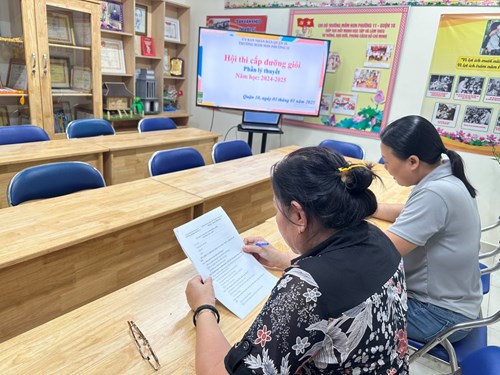 Thi tay nghề cấp dưỡng năm học: 20024-2025