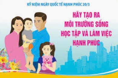 Hưởng ứng ngày quốc tế hạnh phúc 20/3/2025
