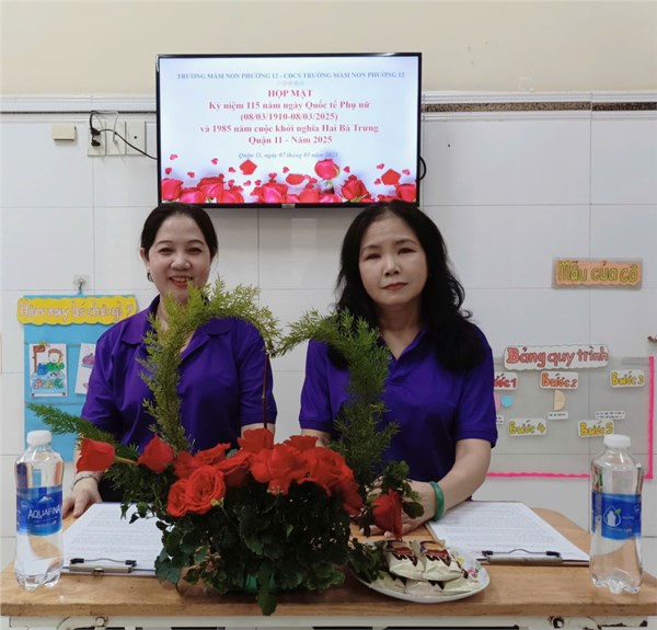 Kỷ niệm 115 năm ngày Quốc tế Phụ nữ (08/03/1910-08/03/2025) và 1985 năm cuộc khởi nghĩa Hai Bà Trưng Quận 11 - Năm 2025