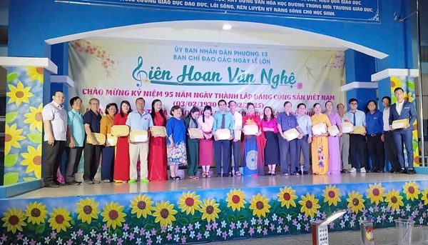 Liên hoan văn nghệ mừng Xuân - mừng Đảng năm 2025 và chào mừng Đại hội Đảng bộ Phường 13, nhiệm kỳ 2025 - 2030