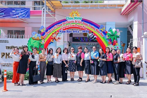 Chuyến xe cuối cùng của năm 2024. Trường Mầm Non Phường 13 tổ chức chuyên đề Quận vào ngày 30/12/2024.