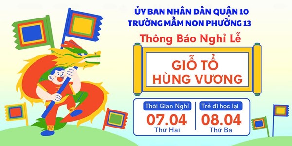 THÔNG BÁO
Nghỉ lễ Giỗ Tổ Hùng Vương năm 2025