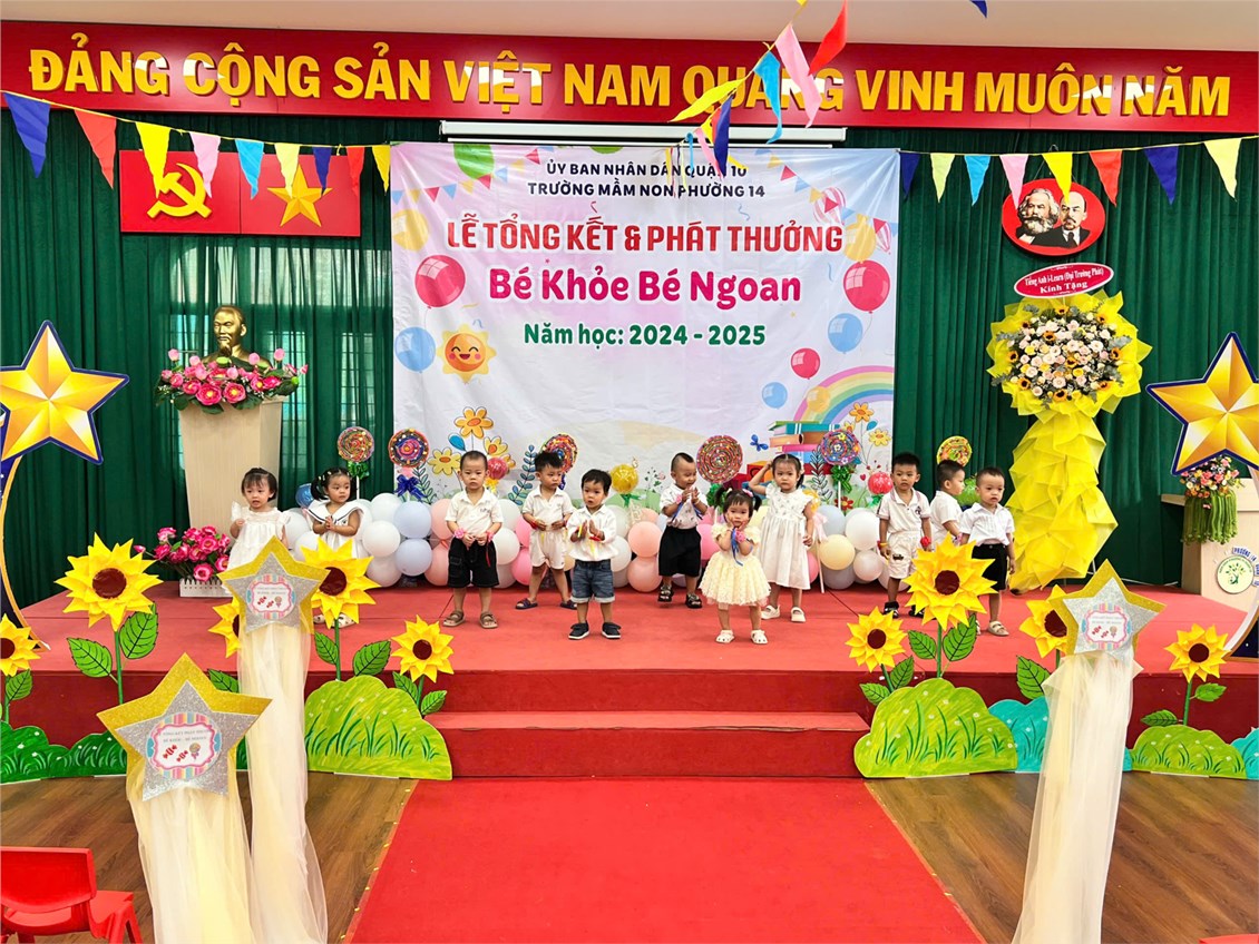 Lễ tổng kết phát thưởng bé khỏe – bé ngoan
năm học 2024-2025
