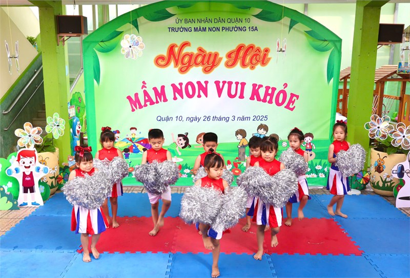 👨‍👩‍👧😍🥰Trường Mầm non Phường 15A tổ chức Ngày hội “MẦM NON VUI KHỎE chào mừng kỷ niệm 50 năm Ngày Giải phóng miền Nam, thống nhất đất nước 
(30/4/1975 – 30/4/2025).💖🇻🇳♥️