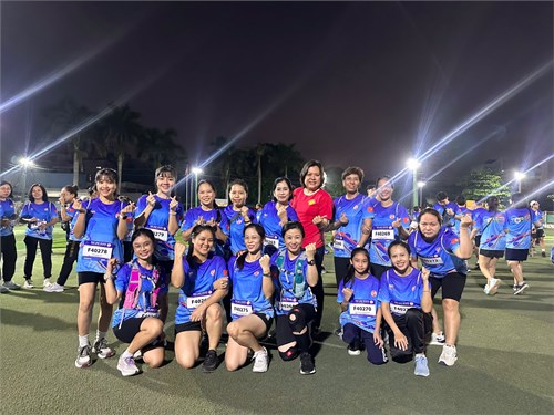 Trường Mầm non Phường 15A tham gia Ngày chạy Olympic vì sức khỏe toàn dân năm 2025