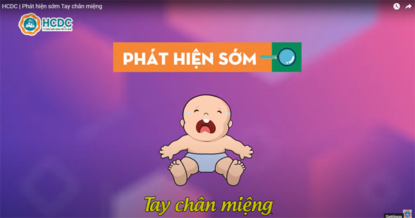 Phát hiện sớm Tay chân miệng